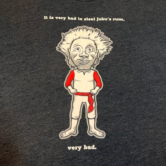 Baseballism Major League t-shirt cleveland Indians Dark Grey Size M Jobu's Rum - Picture 2 of 7